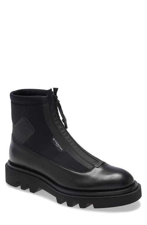 givenchy zip combat boot|givenchy men's shoes.